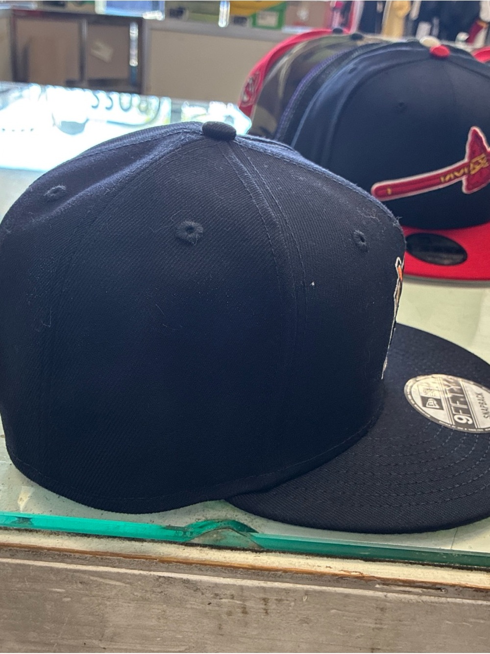 New Era 9FIFTY Snapback Hat - Black Anaheim Ducks Mascot Logo - Picture 6 of 12